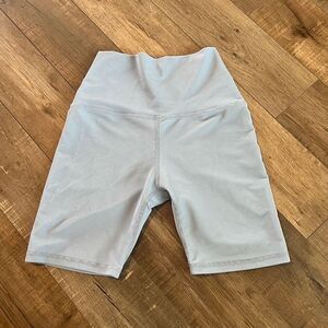 Five sky blue shorts size s